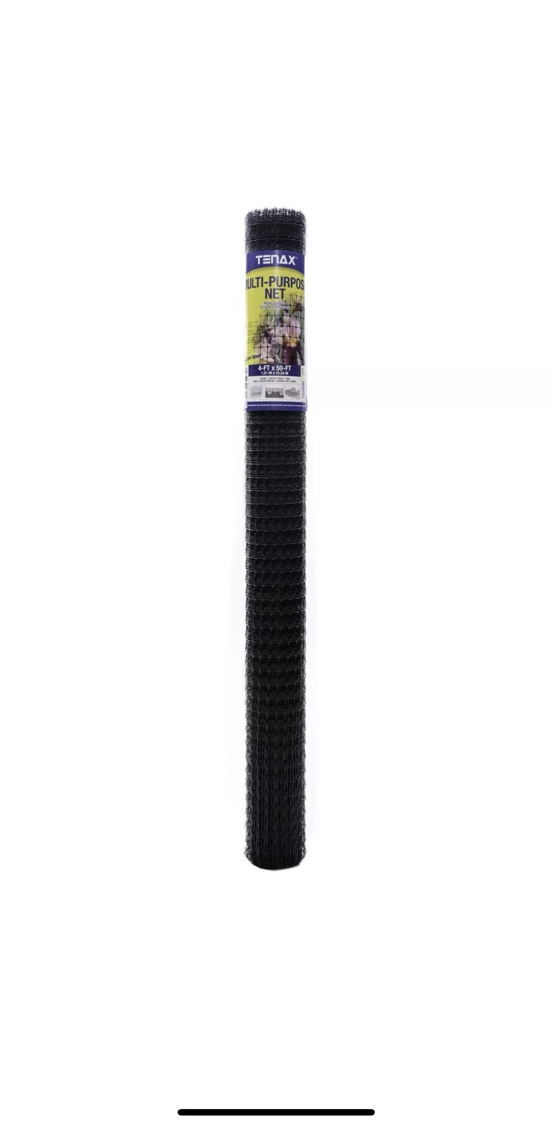 Tenax Multipurpose Netting 4’x50’ Black