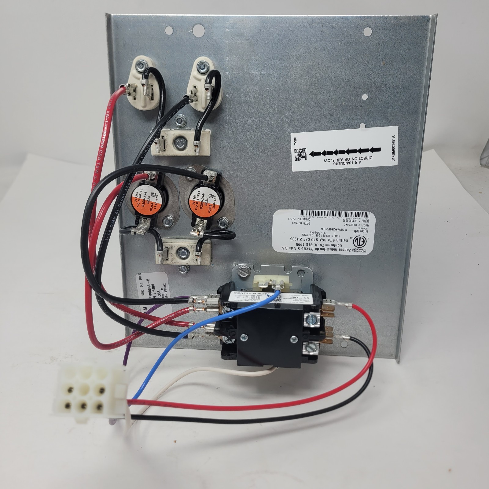 Intertek Amana HKSX10XC Goodman 10 kW 208/240 V 1 Phase Electric Heat Kit New Intertek Amana HKSX10XC Goodman 10 kW 208/240 V 1 Phase Electric Heat Kit New