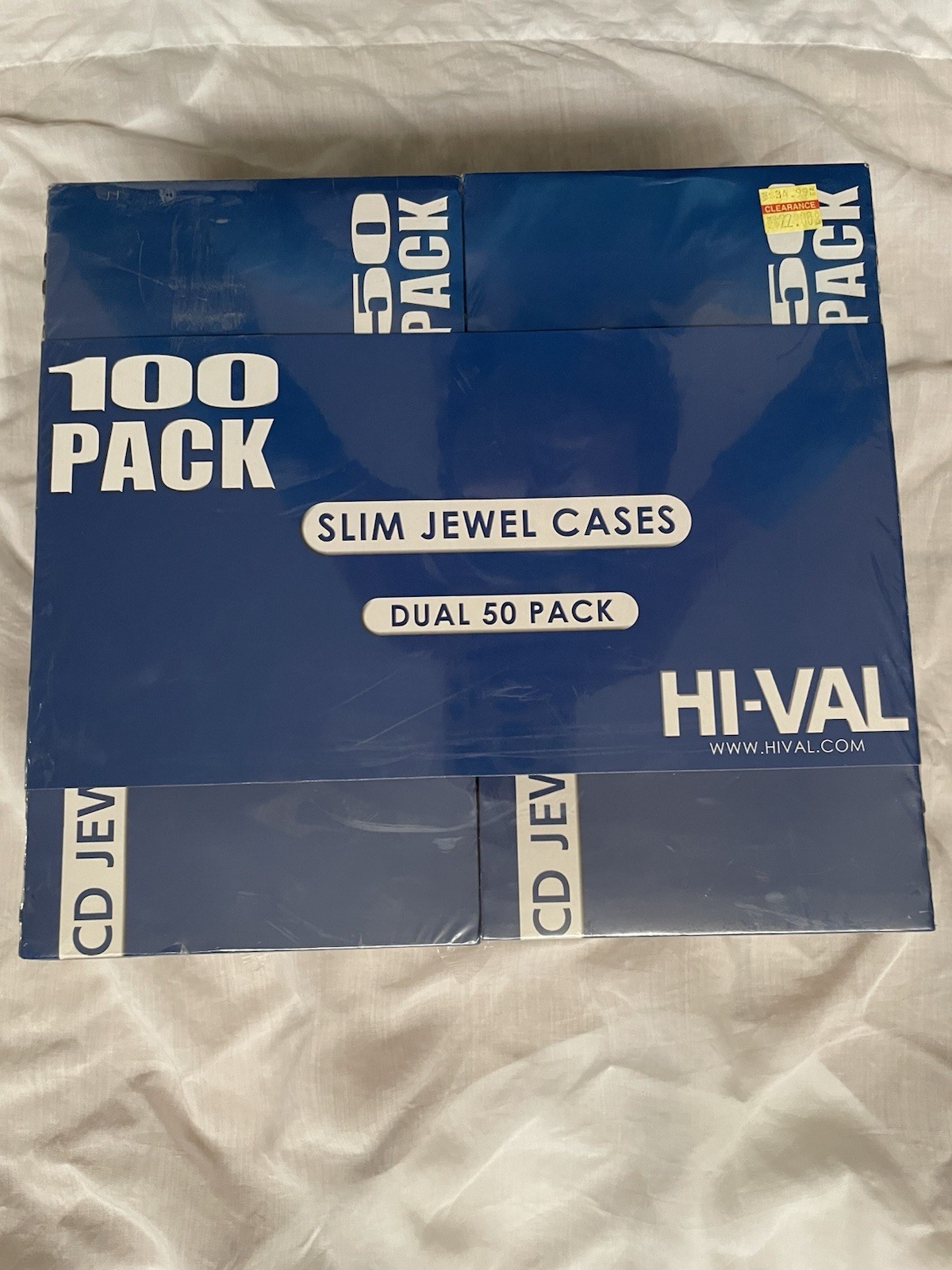 New HI-VAL 100 pack CD Slim Jewel Cases Single 1 Disc New HI-VAL 100 pack CD Slim Jewel Cases Single 1 Disc