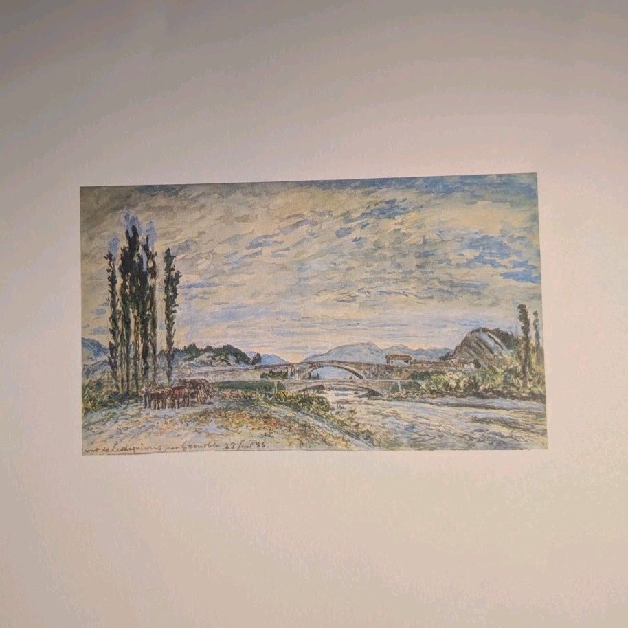Vintage Johan Barthold Jongkind Art Print - Le Pont de Ledignien - Shorewood.