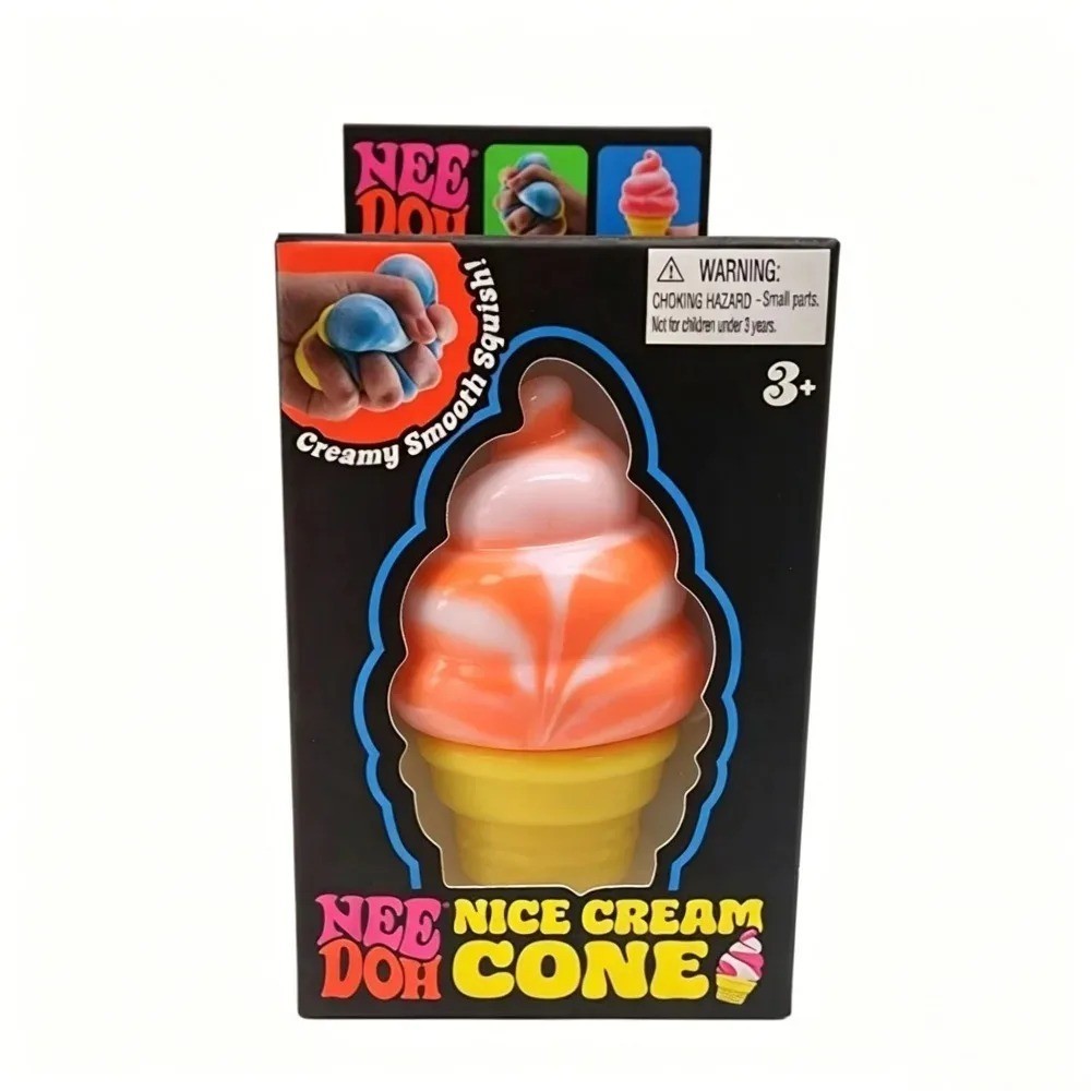 NeeDoh NICE CREAM CONE Ice Cream Squishy Toy 2026 NEE DOH Stress Ball