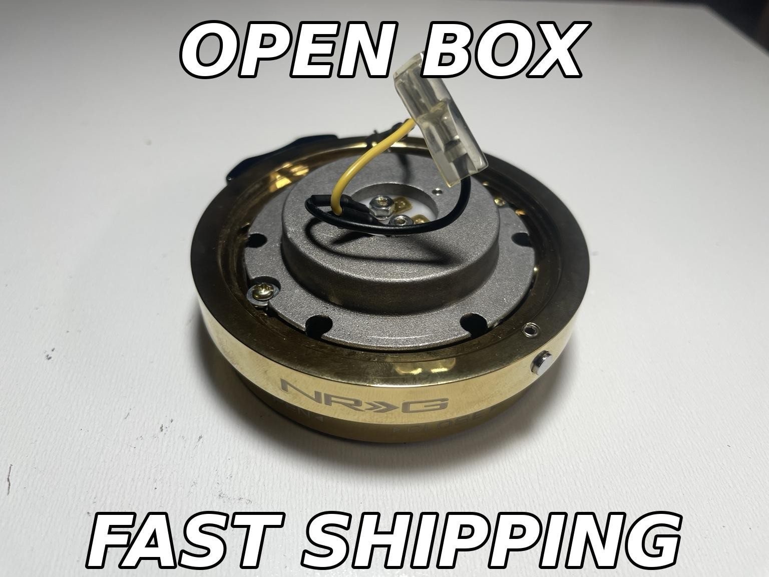 NRG SRK-400C-GD UNIVERSAL THIN QUICK RELEASE STEERING WHEEL SHORT HUB ADAPTER NRG SRK-400C-GD UNIVERSAL THIN QUICK RELEASE STEERING WHEEL SHORT HUB ADAPTER