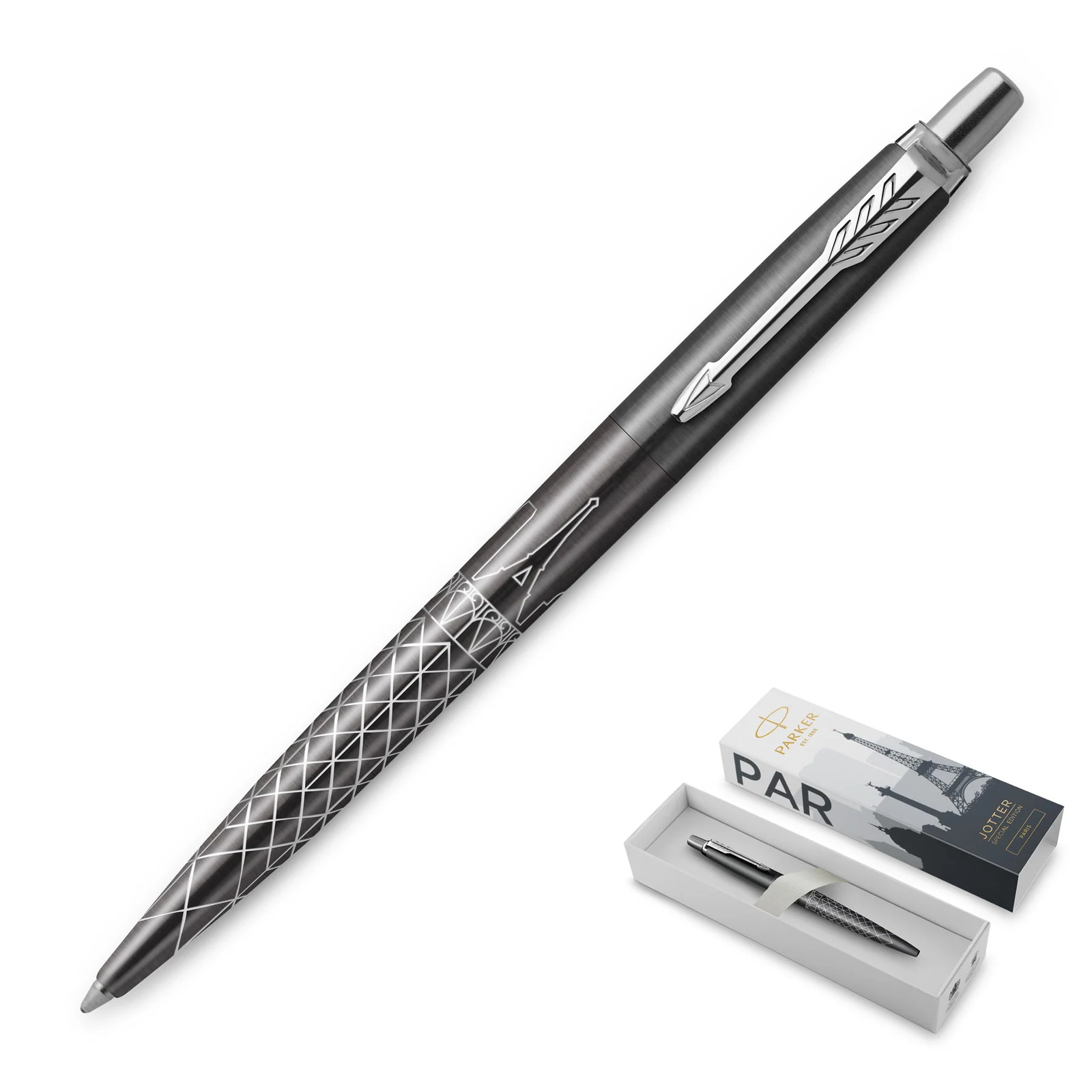 Parker Jotter Global Icons Special Edition Ballpoint Pen, Paris, Grey
