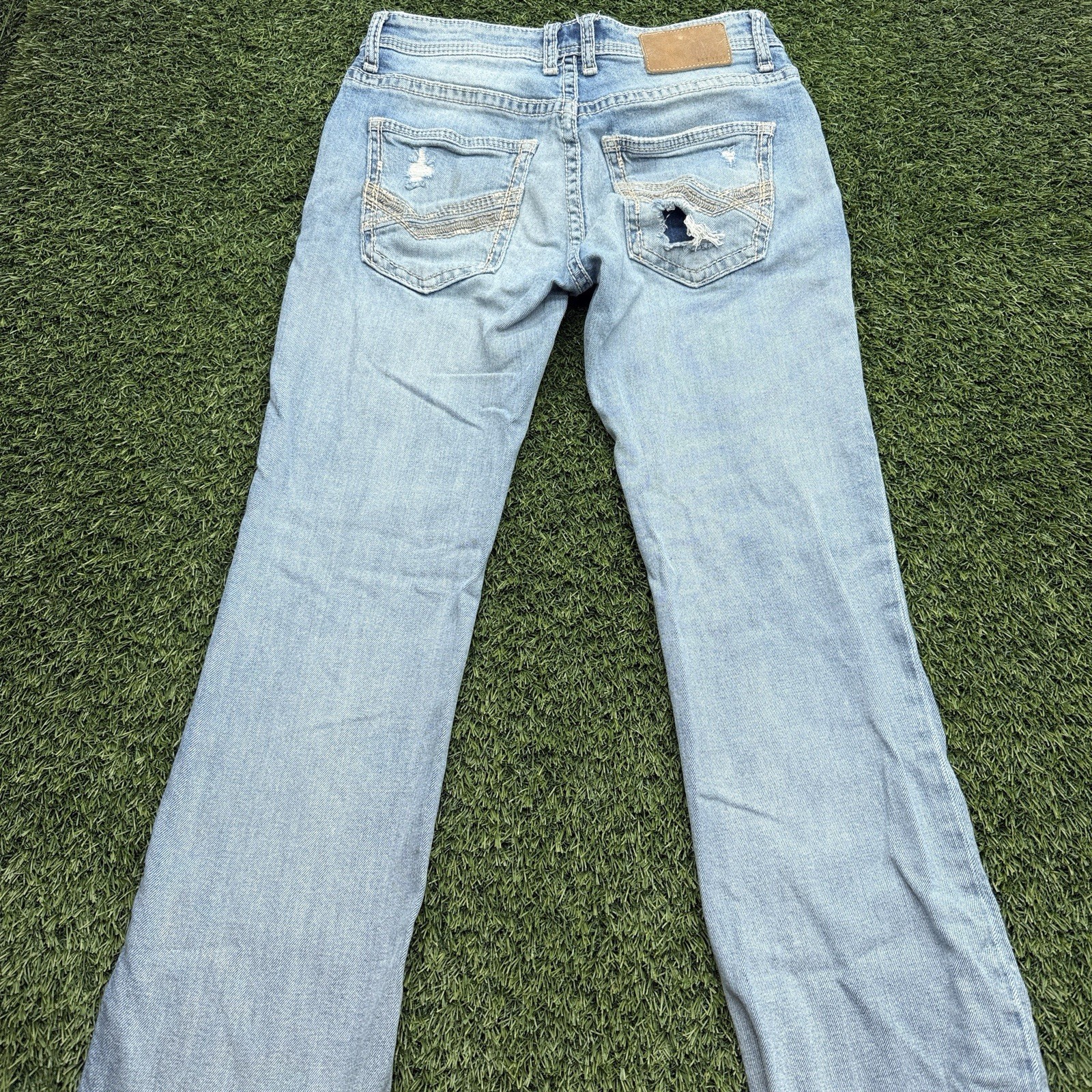 Buckle BKE Jake Straight Jeans Men’s 28x30 Blue Denim Light Wash Buckle BKE Jake Straight Jeans Men’s 28x30 Blue Denim Light Wash