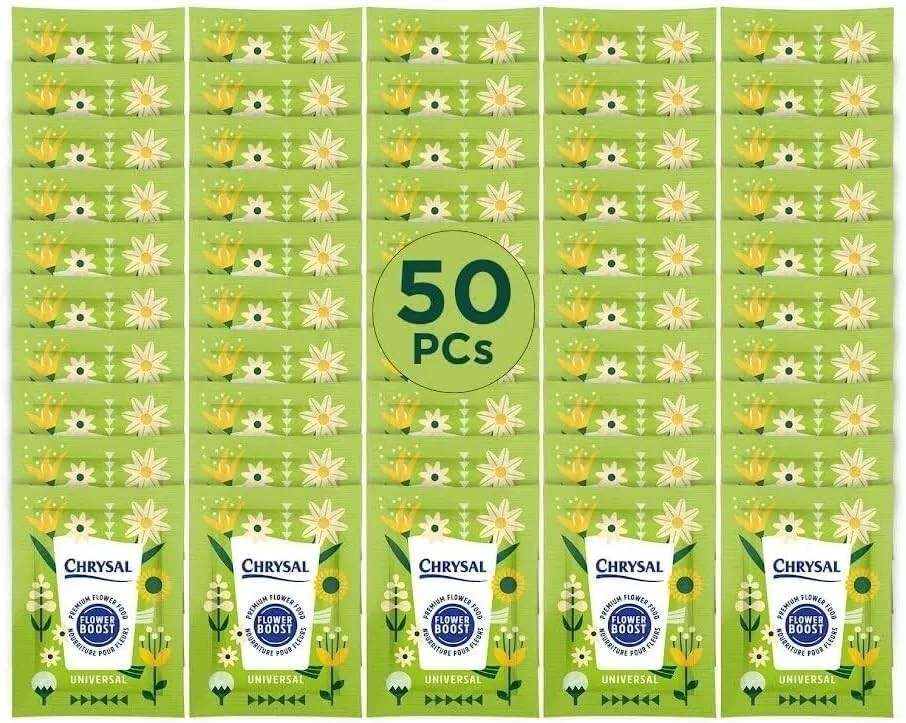 Chrysal Universal Flower Food – 50 Count Sachets 0.5L – 50-Pcs Chrysal Universal Flower Food – 50 Count Sachets 0.5L – 50-Pcs