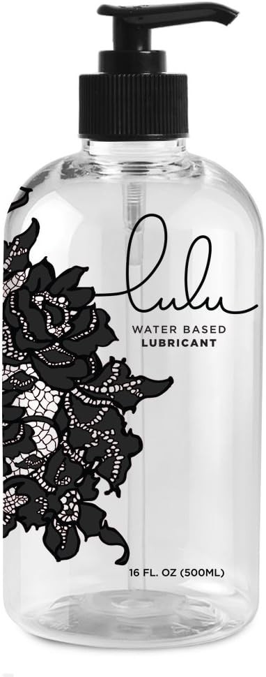 Lulu Natural Water-Based Personal Lubricant 16oz Silky Smooth Couples Toy Safe