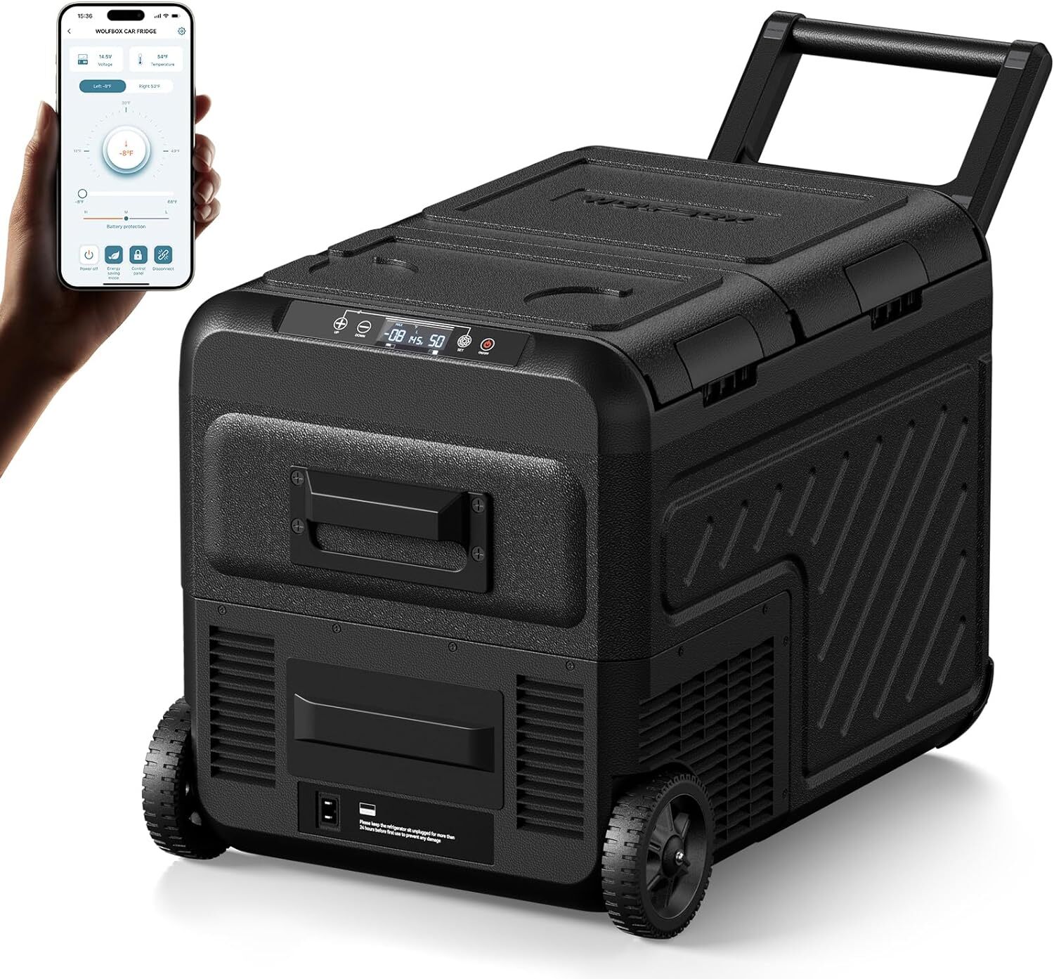 WOLFBOX 39/48/58qt Portable Freezer Fridge Cooler Car Camping Truck Refrigerator