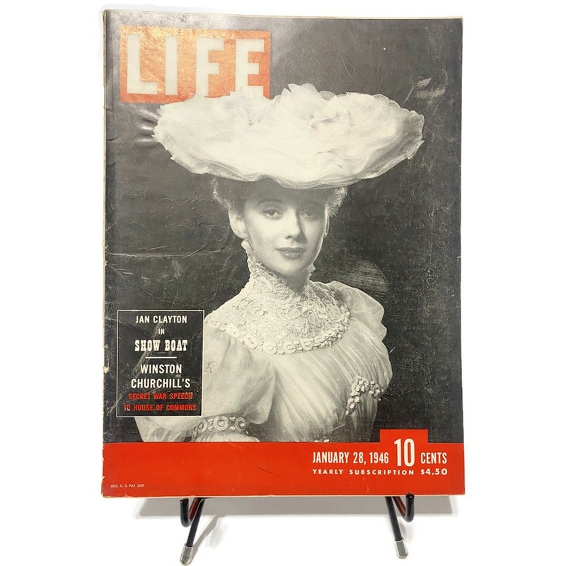 LIFE Magazine January 28 1946 Vintage Hollywood Post World War II Issue
