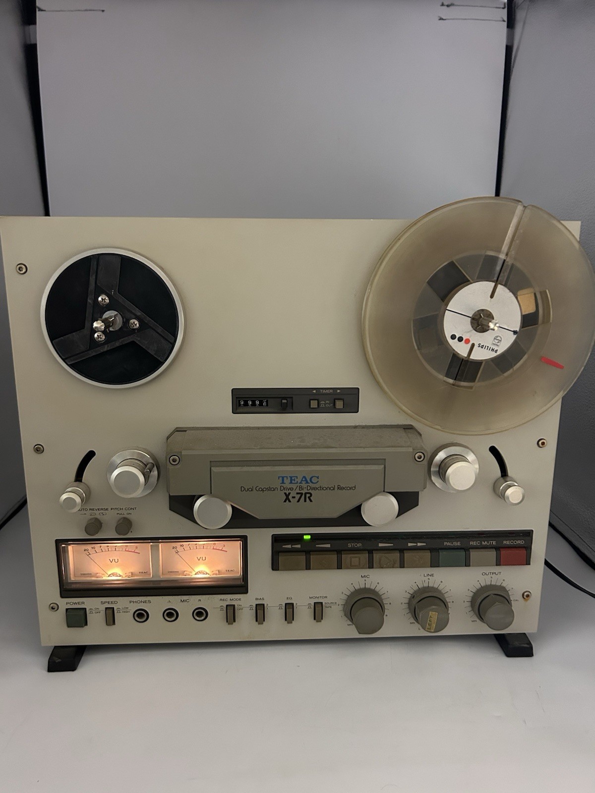Teac x-7r reel to reel tape recorder Powers On✅