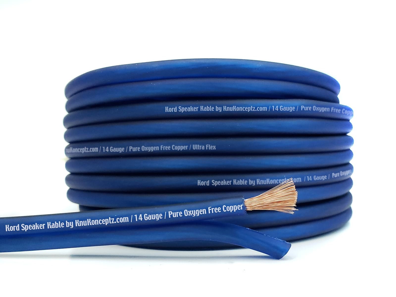 KnuKonceptz Kord Kable 14 Gauge Oxygen Free Copper Speaker Wire - 50 ft KnuKonceptz Kord Kable 14 Gauge Oxygen Free Copper Speaker Wire - 50 ft