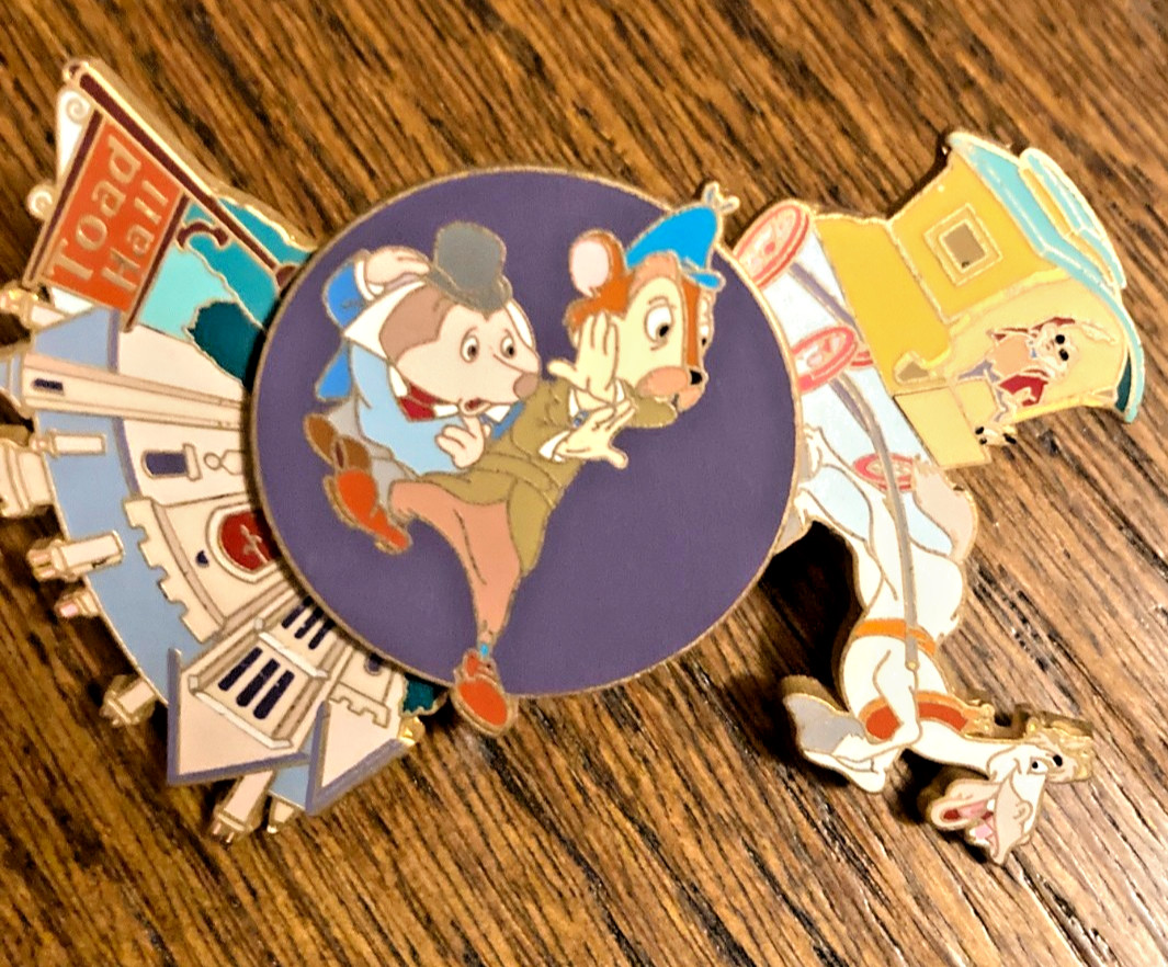 DISNEY AUCTIONS RARE  LIMITED EDITION SPINNER PIN SPINS WELL