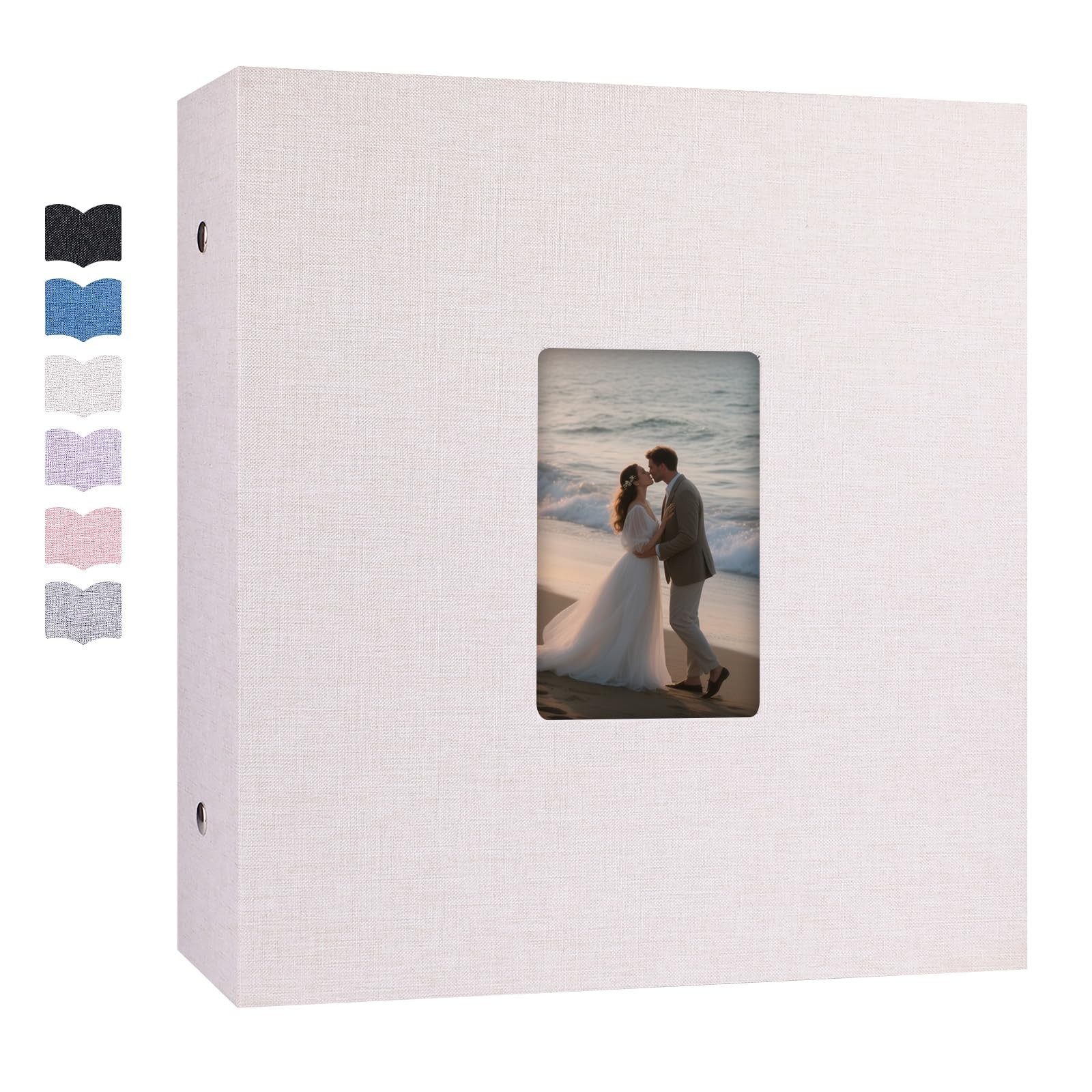 Ruibytree Extra Large Capacity Photo Album 4x6 Pictures 1000 Pockets, Beige Ruibytree Extra Large Capacity Photo Album 4x6 Pictures 1000 Pockets, Beige