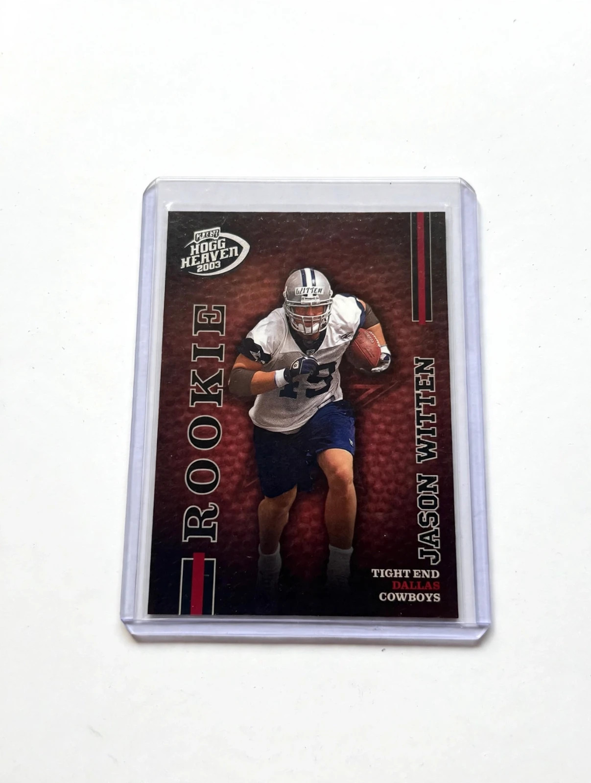 Jason Witten 2003 Playoff Hogg Heaven #157 Rookie 0183/1000 Dallas Cowboys