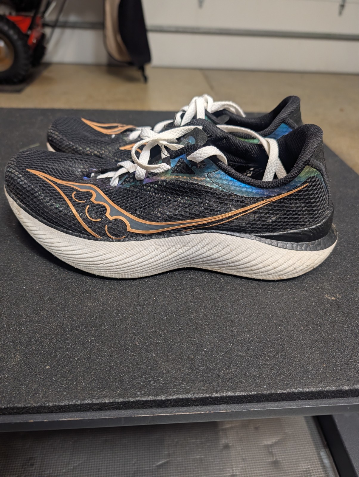 Size 12 - Saucony Endorphin Speed 3 Black Goldstruck