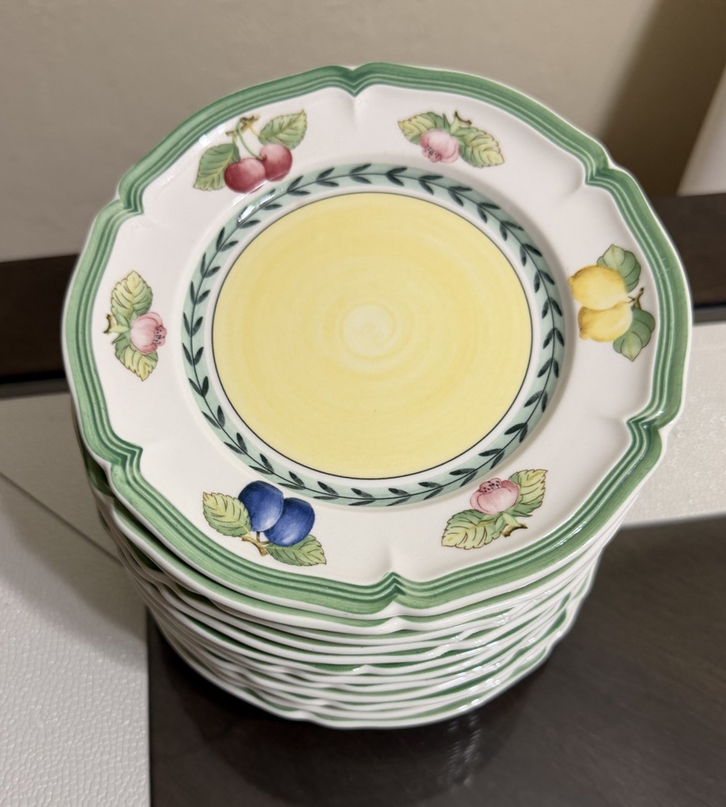 Villeroy & Boch French Garden Fleurence 6 5/8” Bread Plates 12