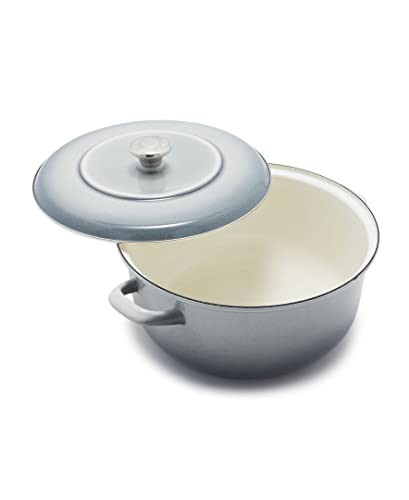 Merten Storck Enameled Iron 7QT Dutch Oven Casserole Galaxy Grey