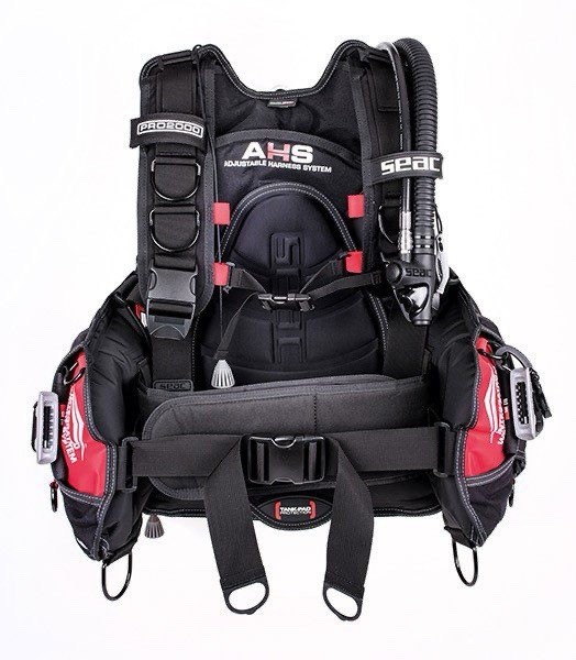 Seac Pro 2000 BCD Large Scuba Diving Buoyancy Compensator Jacket