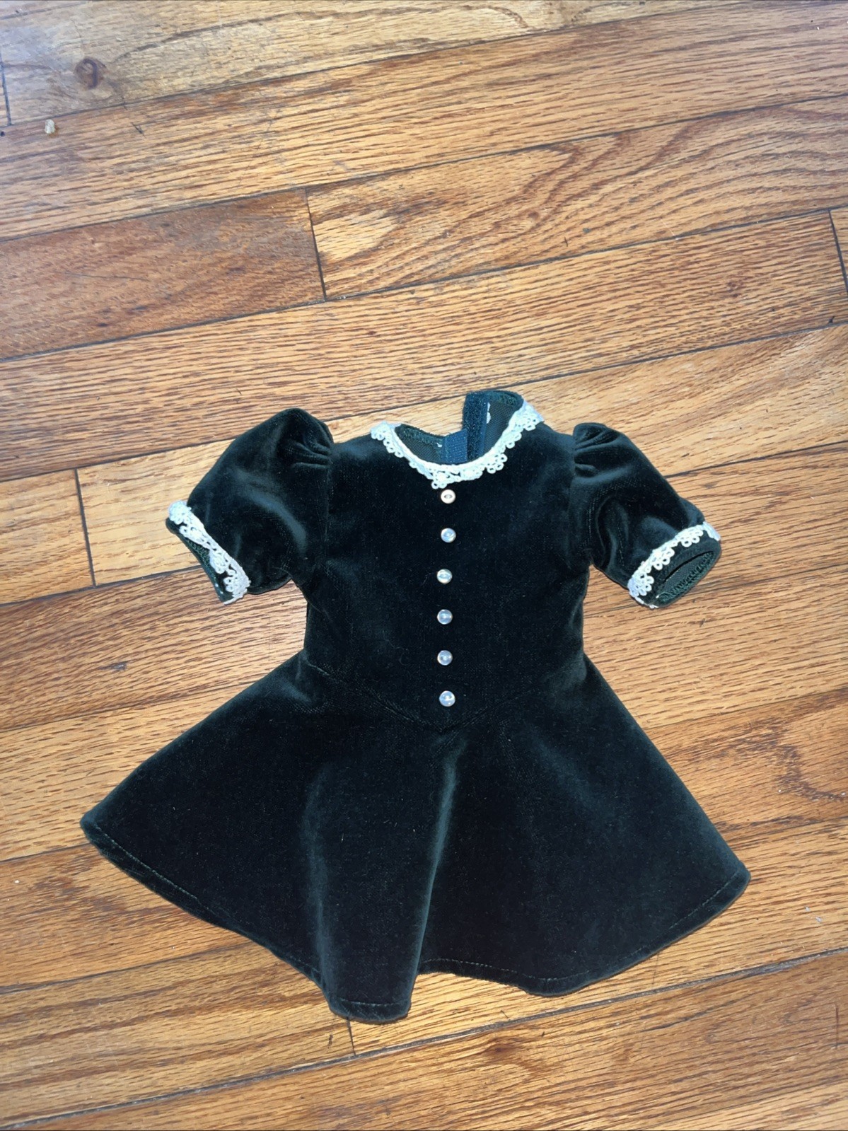 Pleasant Company American Truly Me Doll Accessory Dress Green Velvet 1995