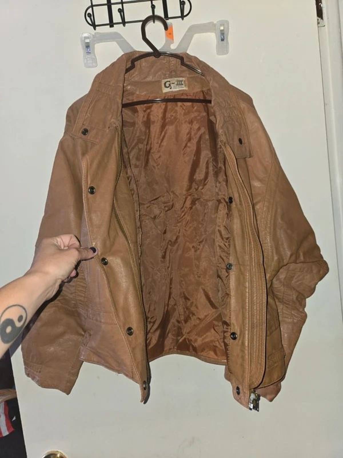 Vintage 80s G-III Leather Bomber Jacketl