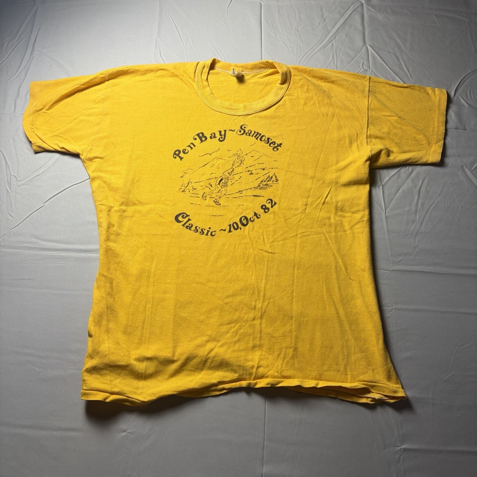 Vintage 1982 Pen Bay Samoset Classic Maine Running T Shirt Russell Athletic