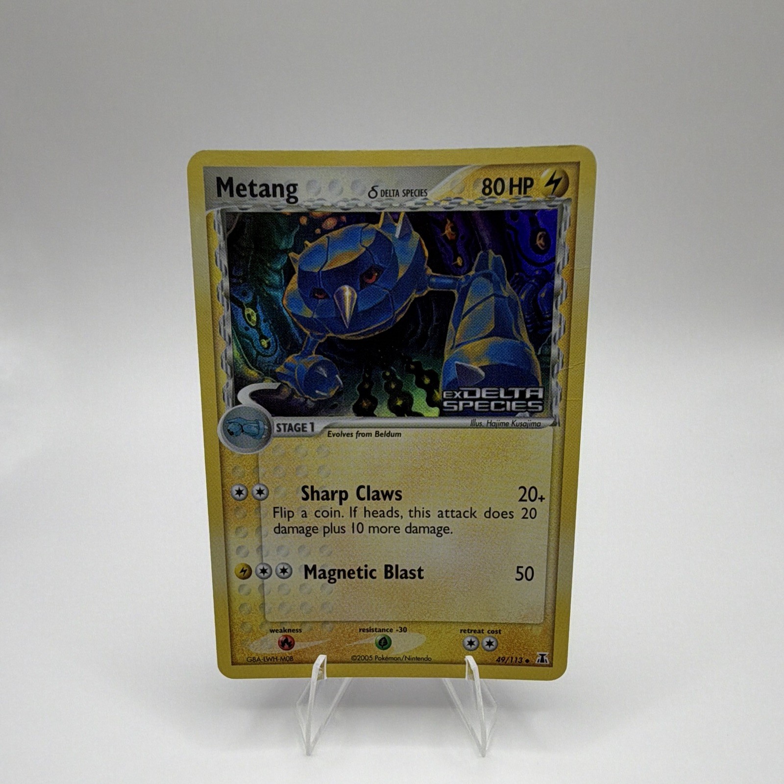 The Pokémon Company Metang 49/113 EX Delta Species Reverse Holo English 80 HP The Pokémon Company Metang 49/113 EX Delta Species Reverse Holo English 80 HP