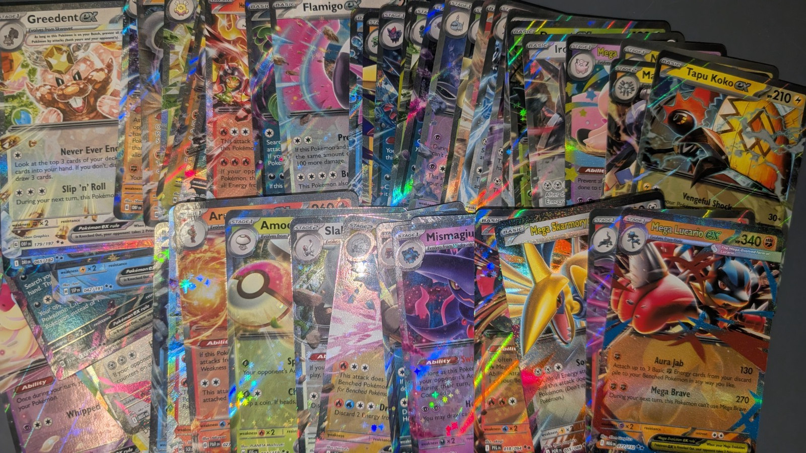 5 UNIQUE EX Pokemon Card ONLY Lot EX Double Rare Gift Pack NM English Holo TCG