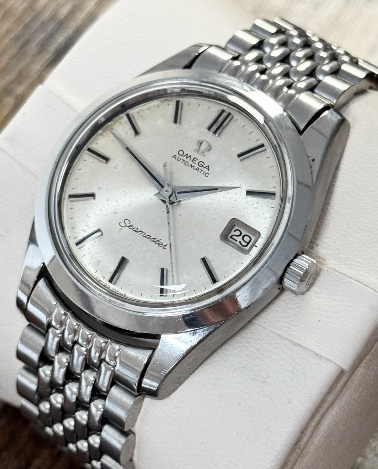 Omega Seamaster Watch 1963 Vintage Automatic Men\'s Serviced + Warranty