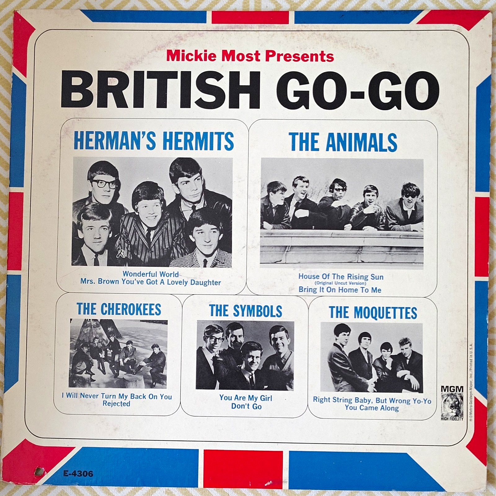 Mickie Most British Go-Go LP Vinyl MGM 12 Mickie Most British Go-Go LP Vinyl MGM 12