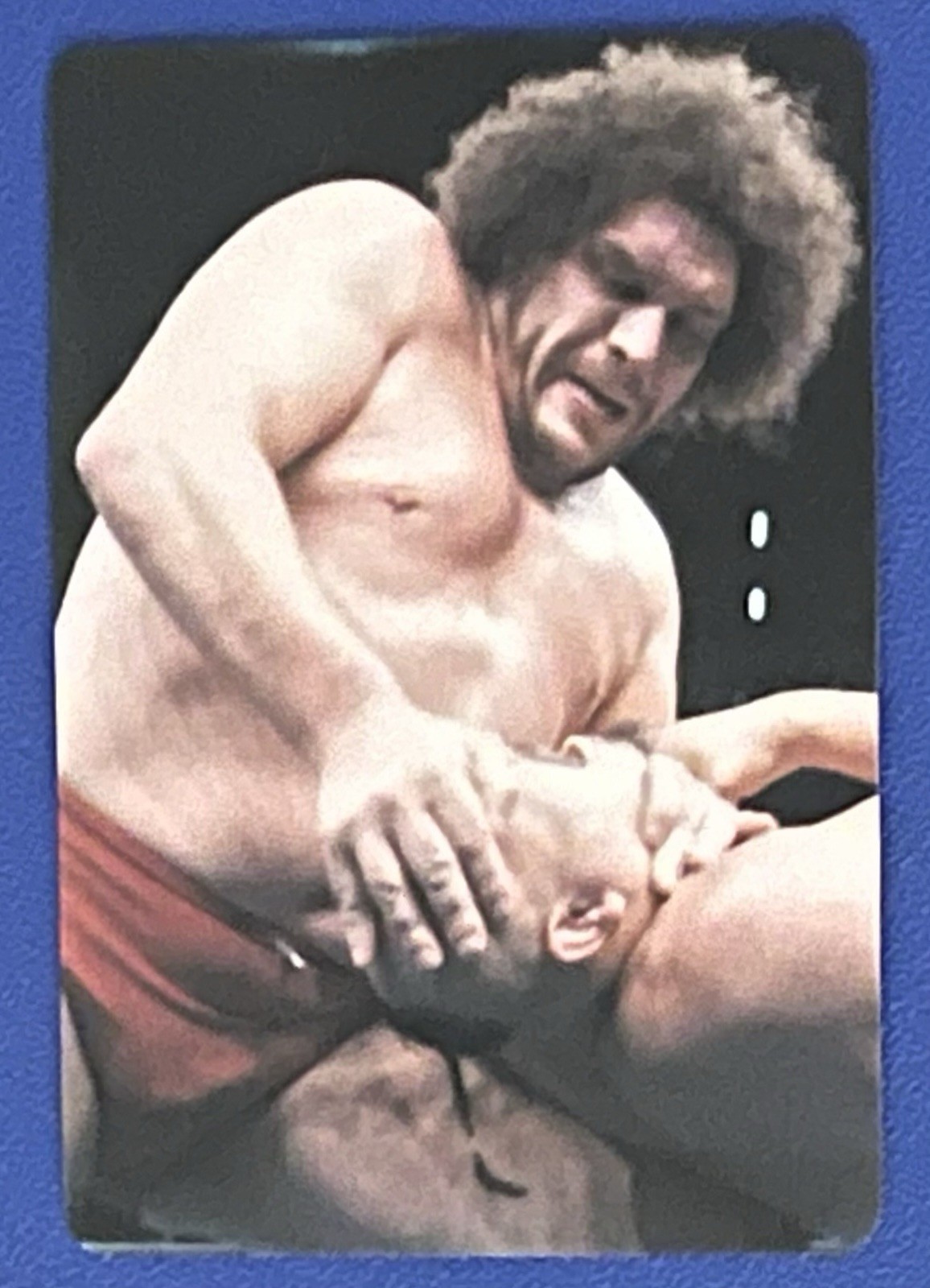 1983 Toshi & Seikatsu Andre The Giant Plastic Japanese Wrestling Card WWF Legend 1983 Toshi & Seikatsu Andre The Giant Plastic Japanese Wrestling Card WWF Legend