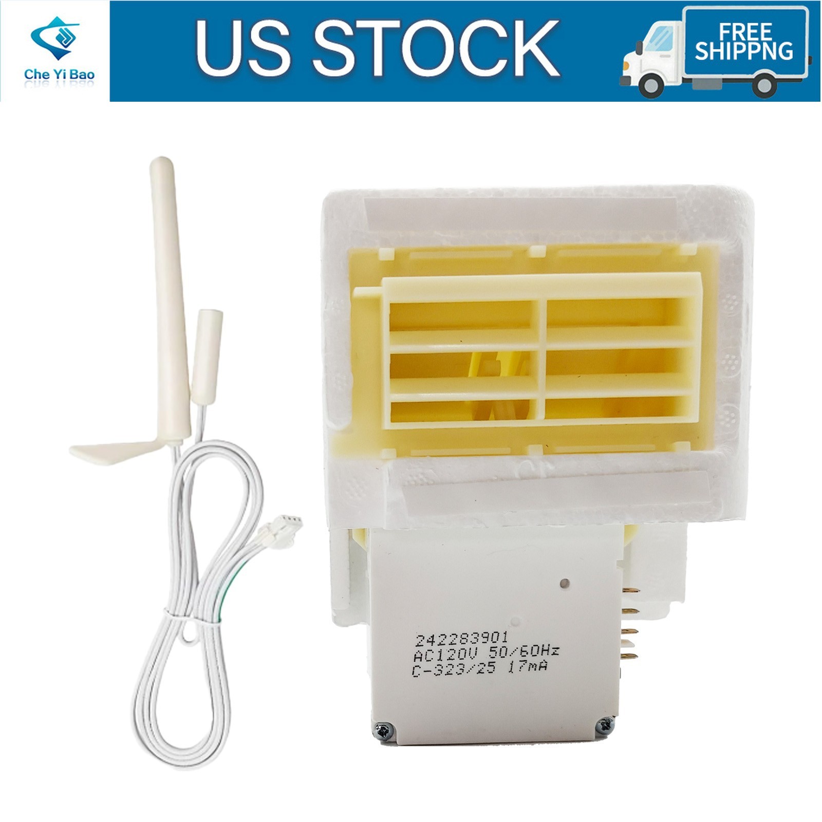 New High quality Air Damper 242303001 for Electrolux Frigidaire Refrigerator