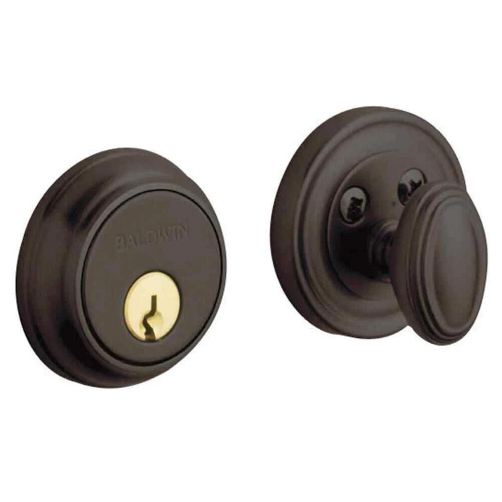 Baldwin 8031112 Estate Traditional Deadbolt, 1-5/8\