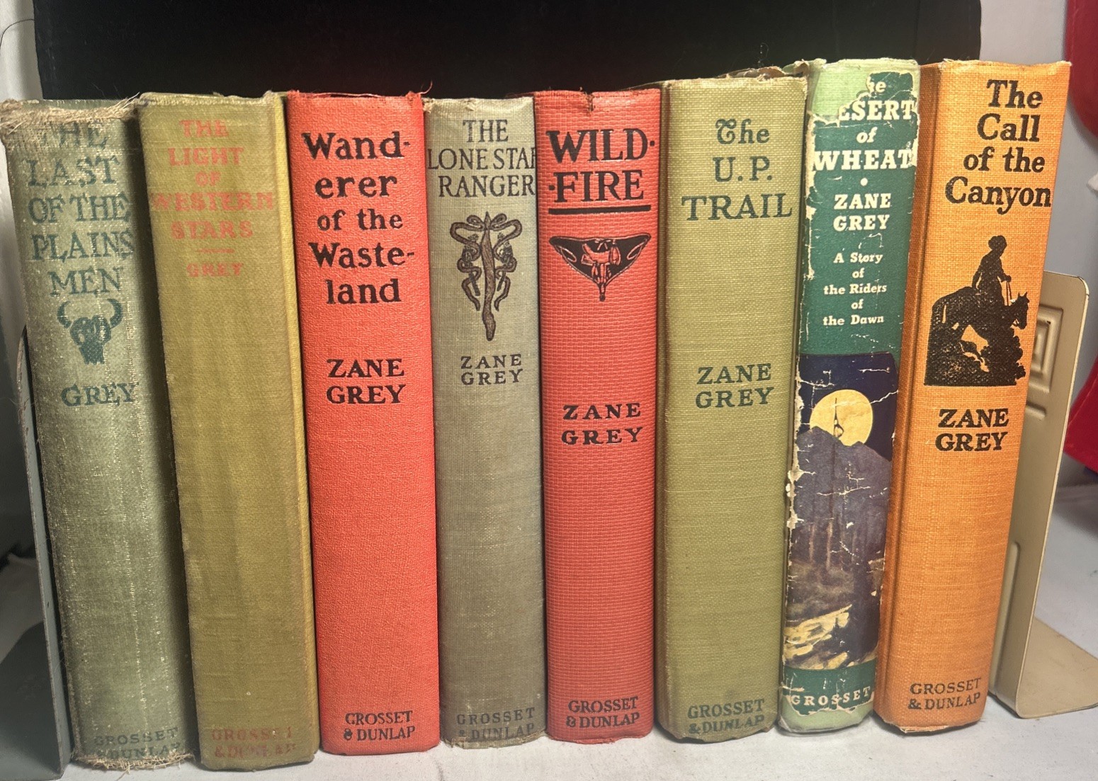Zane Grey Hardcover lot Vintage 1920's & 1930's