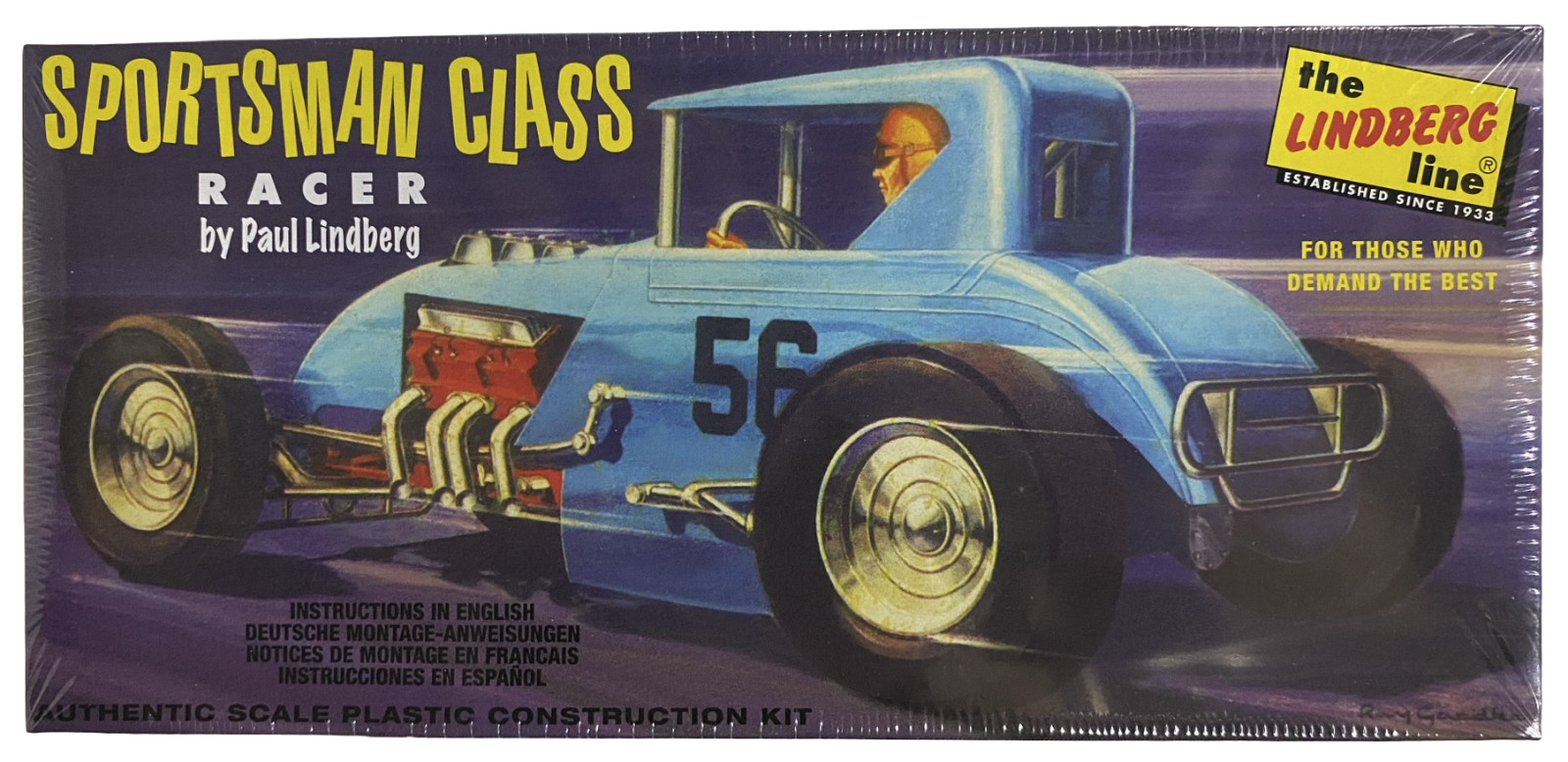 Lindberg Line Sportsman Class Racer 1:25 Model Kit NEW SEALED 2014