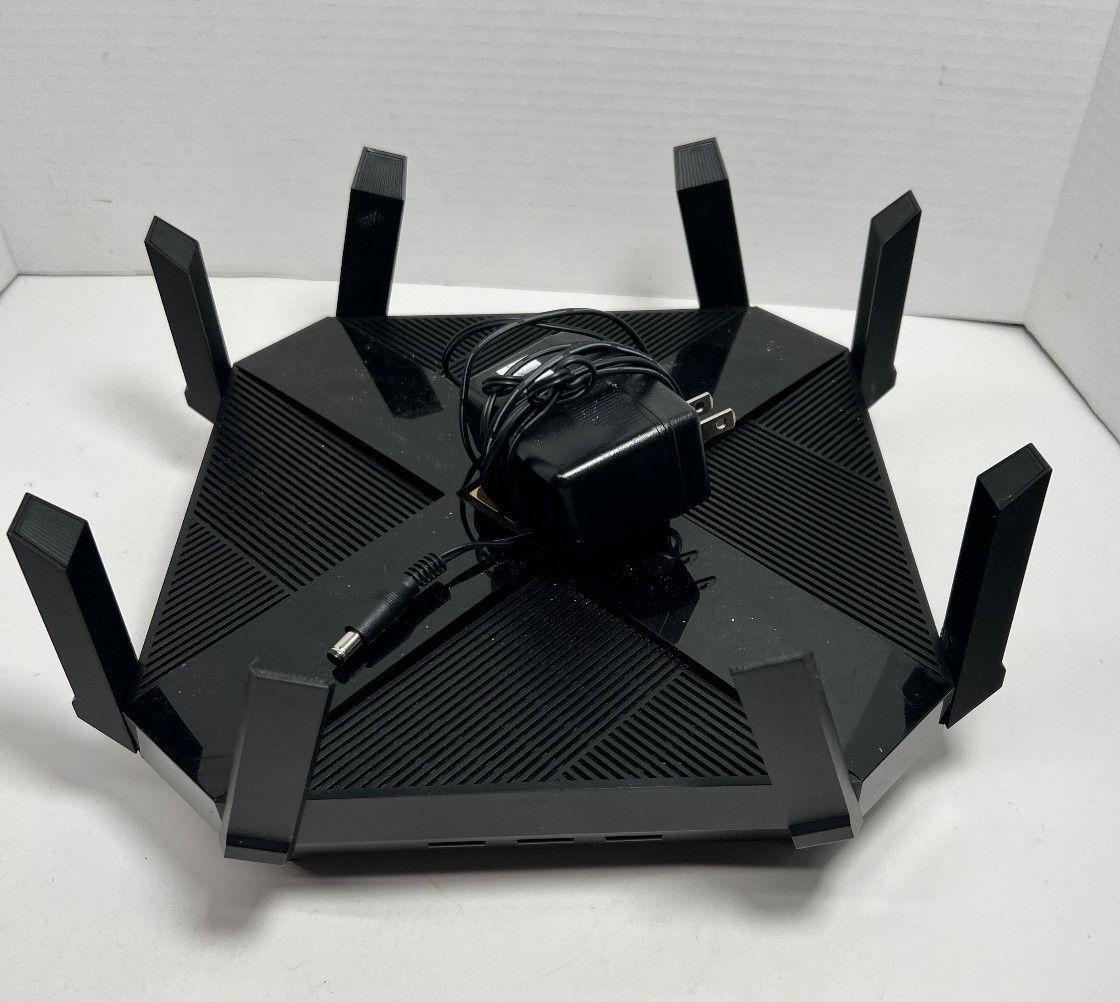TP-Link Archer AX6000 WiFi 6 Gaming Router 8-Stream 2.5G WAN 8 LAN Ports Black
