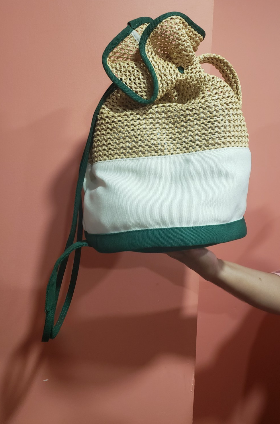 Bucket Bag - Rosie Assoulin x Target Green Authentic Ships Quickly Woven