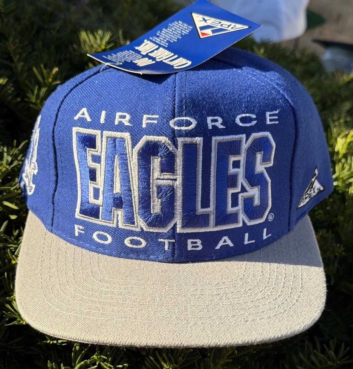 NWT Vintage Air Force Falcons NCAA apex One SNAPBACK HAT CAP 90s Wool 
