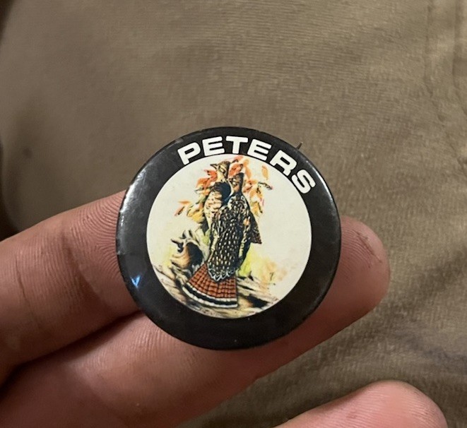 Rare Collectible Peters Ammunition Pin Pinback Button Rare Collectible Peters Ammunition Pin Pinback Button