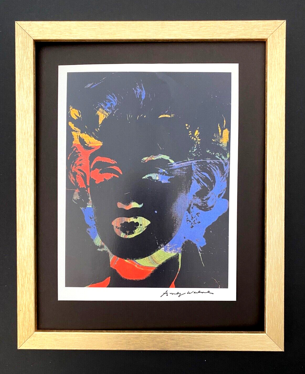 Andy Warhol | Vintage 1984 Marilyn Monroe Print Signed | Mounted and Framed