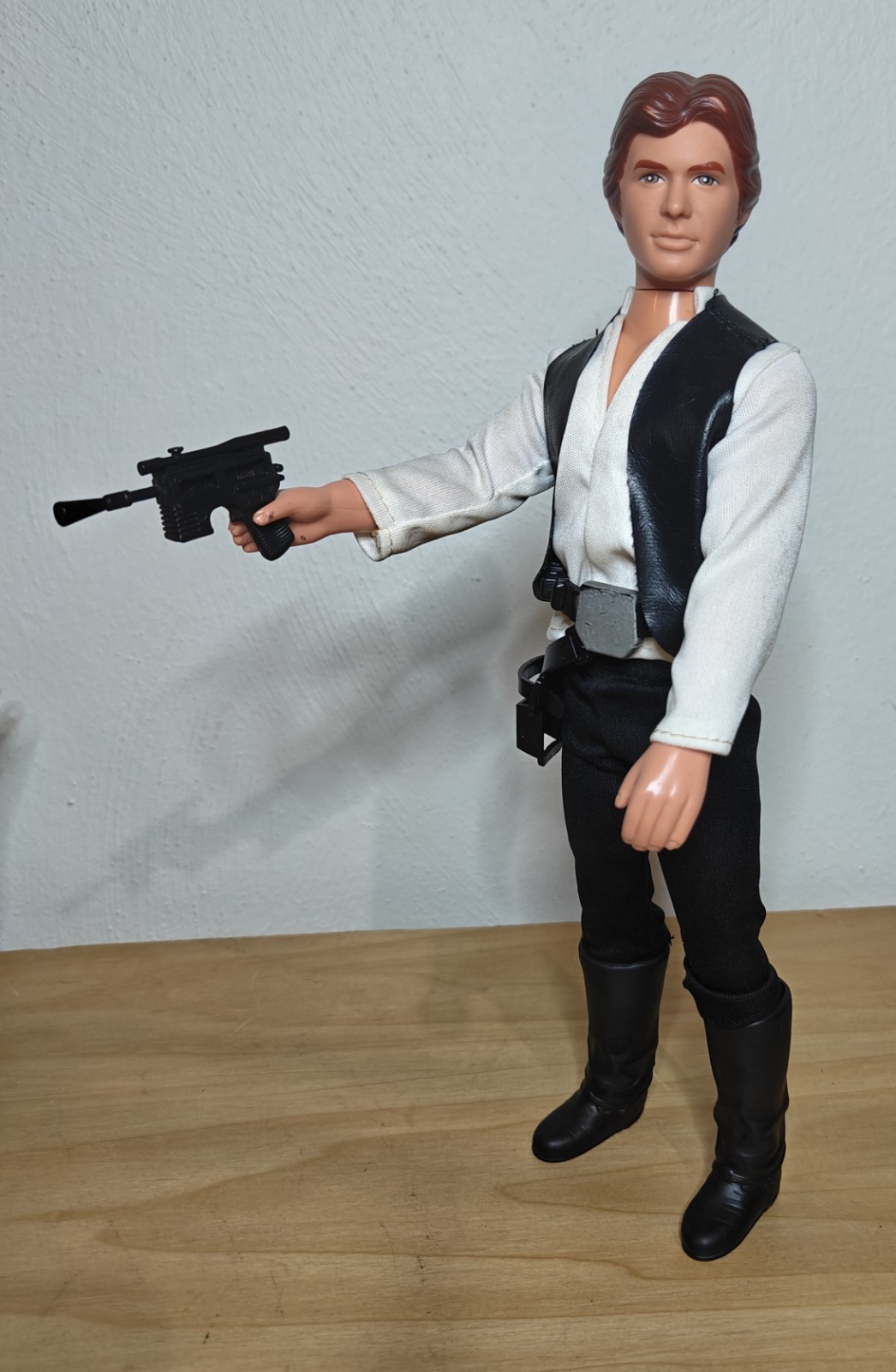 VTG 1978 Kenner Star Wars 12” Han Solo Large Size Figure Orig. Outfit & Blaster VTG 1978 Kenner Star Wars 12” Han Solo Large Size Figure Orig. Outfit & Blaster