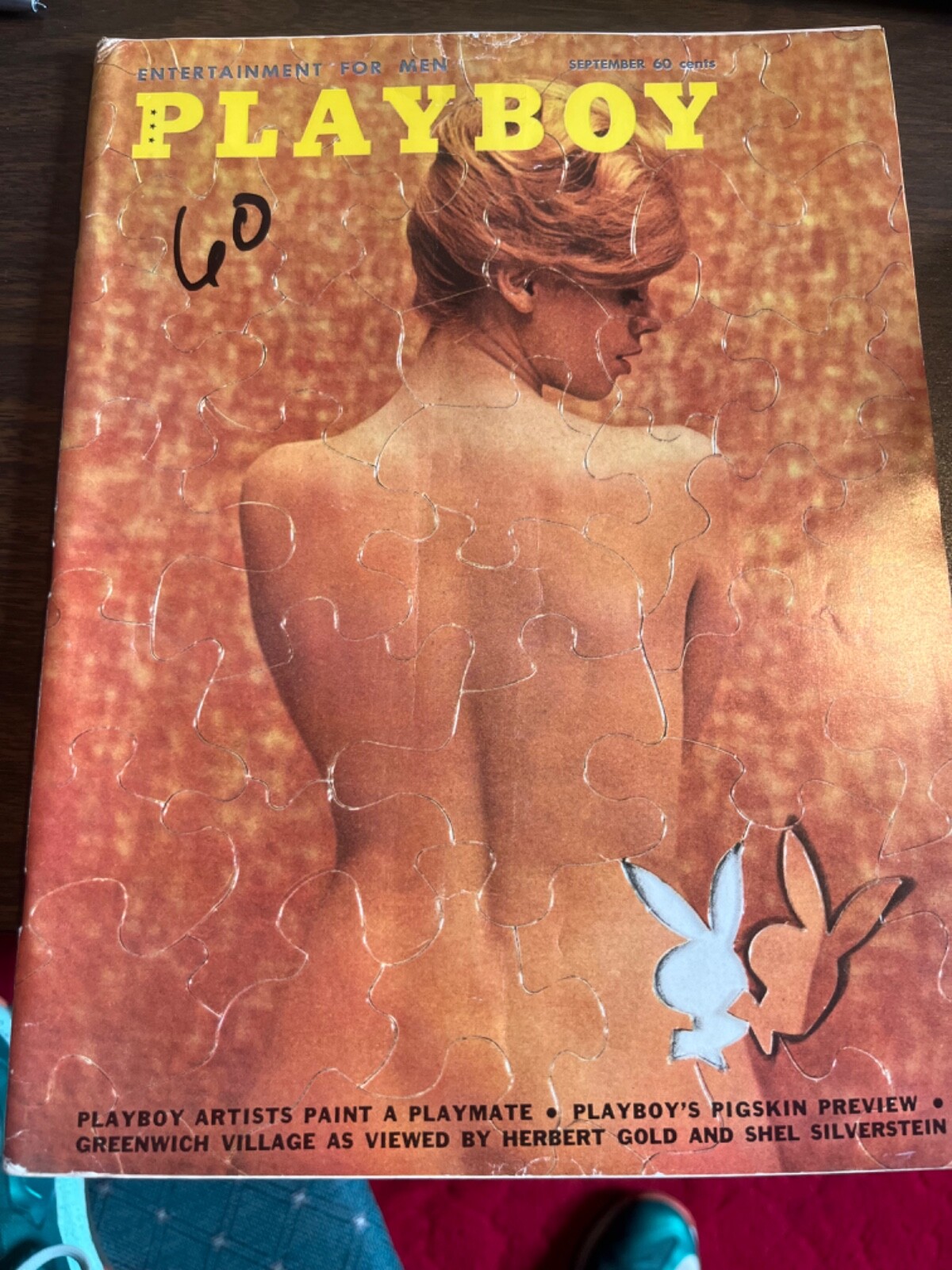 Vintage September 1960 Playboy Magazine vg Vintage September 1960 Playboy Magazine vg