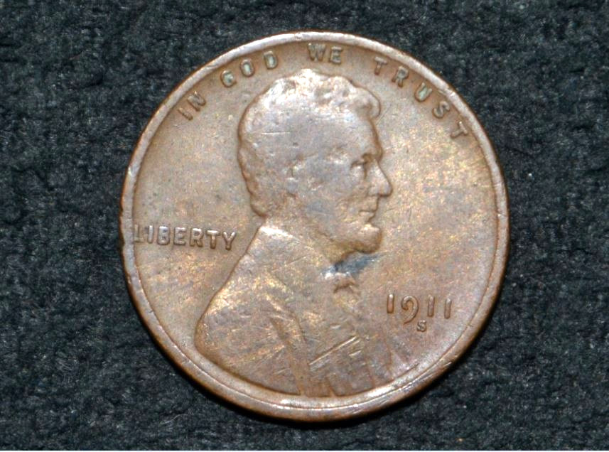 1911 S Lincoln Cent * VG * $ 4.99 S/H