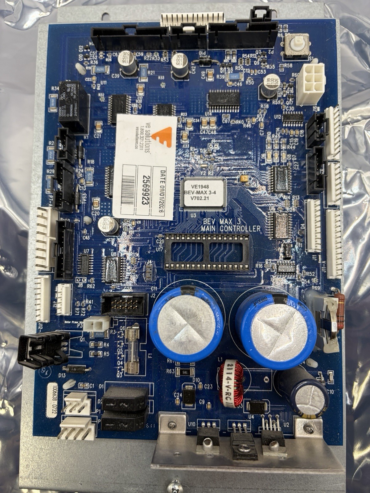 Dixie Narco Bevmax 3800/5800 3 Blue Control Board Refurbished With Warranty