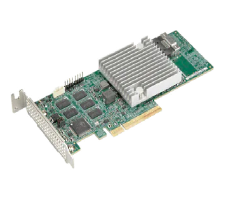 Supermicro AOC-S3908L-H8IR-32DD 8 int 12Gb/s ports, x8 Gen4, ROC 32 HDD