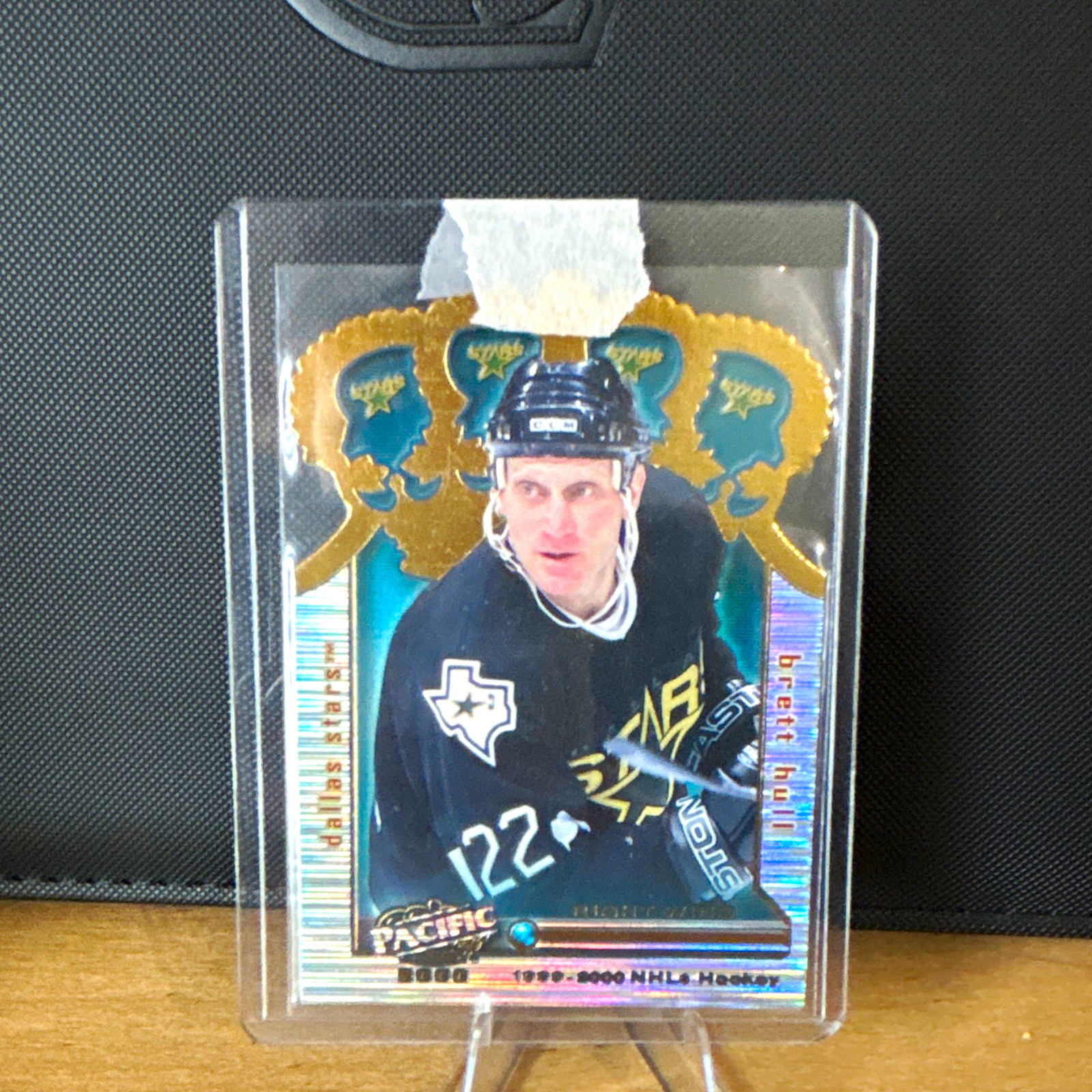 Pacific 1999-00 Brett Hull Dallas Stars Stars Scouting Report Insert #14
