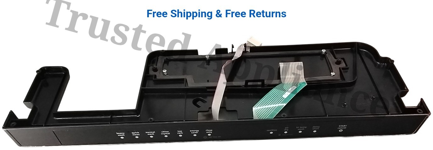 Frigidaire Gallery Dishwasher control panel 1547311 Black stainless steel