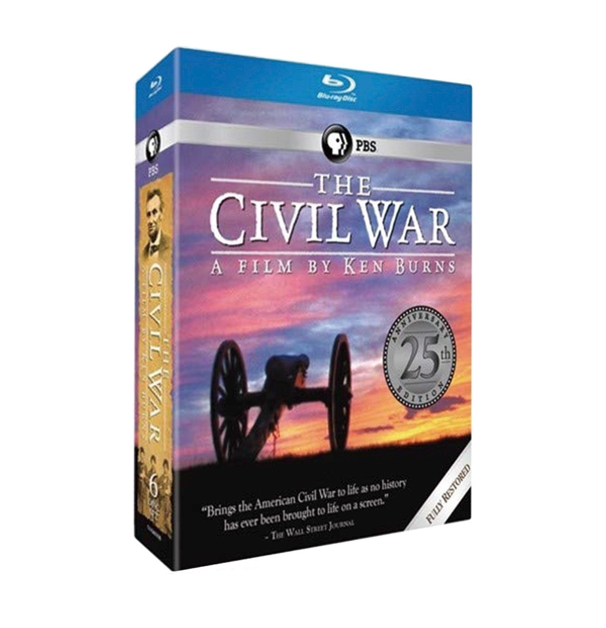 The Civil War A Film Directed By Ken Burns 25th Anniversary (Blu-ray, 6-Disc) The Civil War A Film Directed By Ken Burns 25th Anniversary (Blu-ray, 6-Disc)