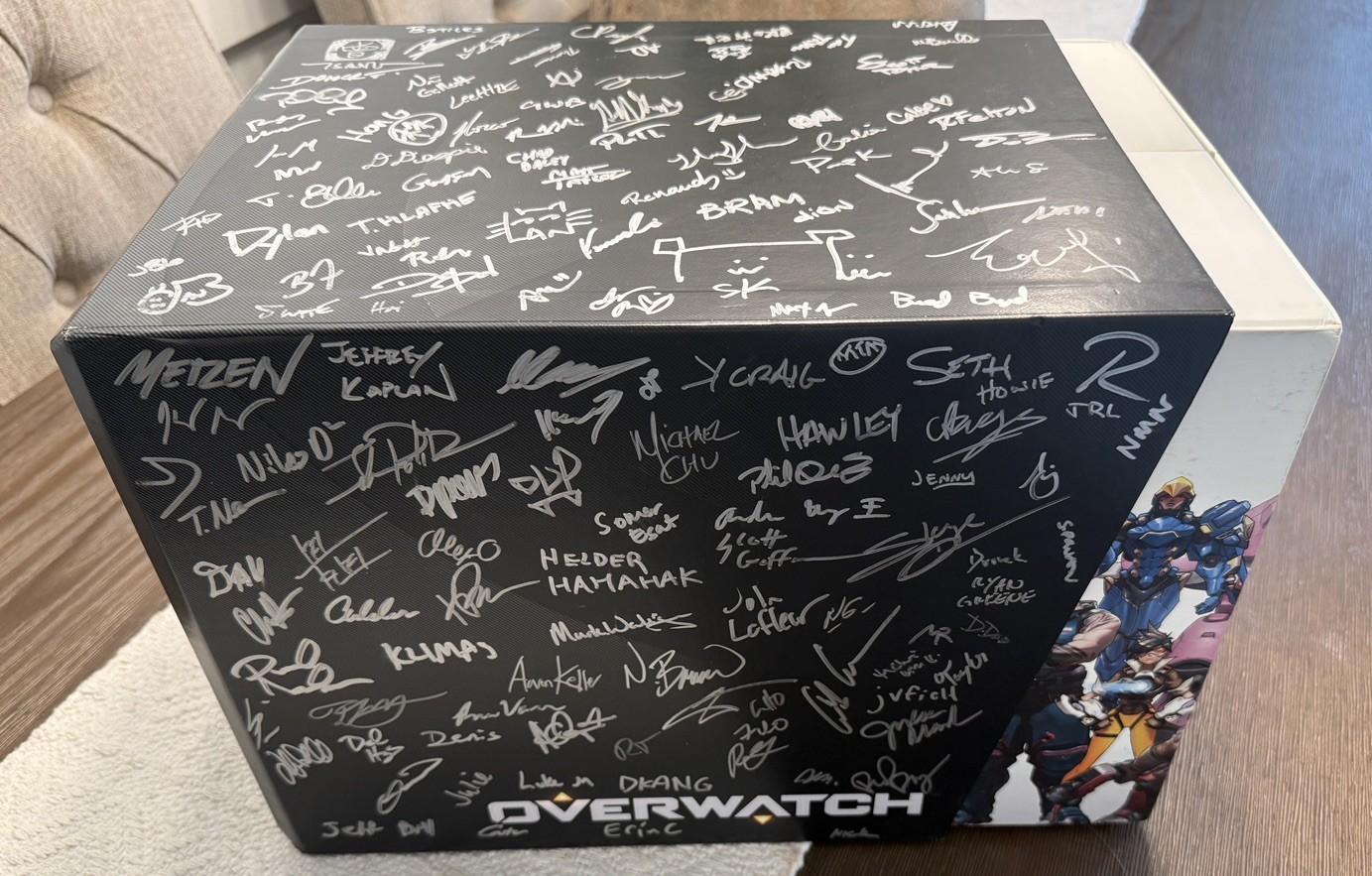 Rare & Signed: New Overwatch Collector’s Edition (XBOX)– Developer Autographed