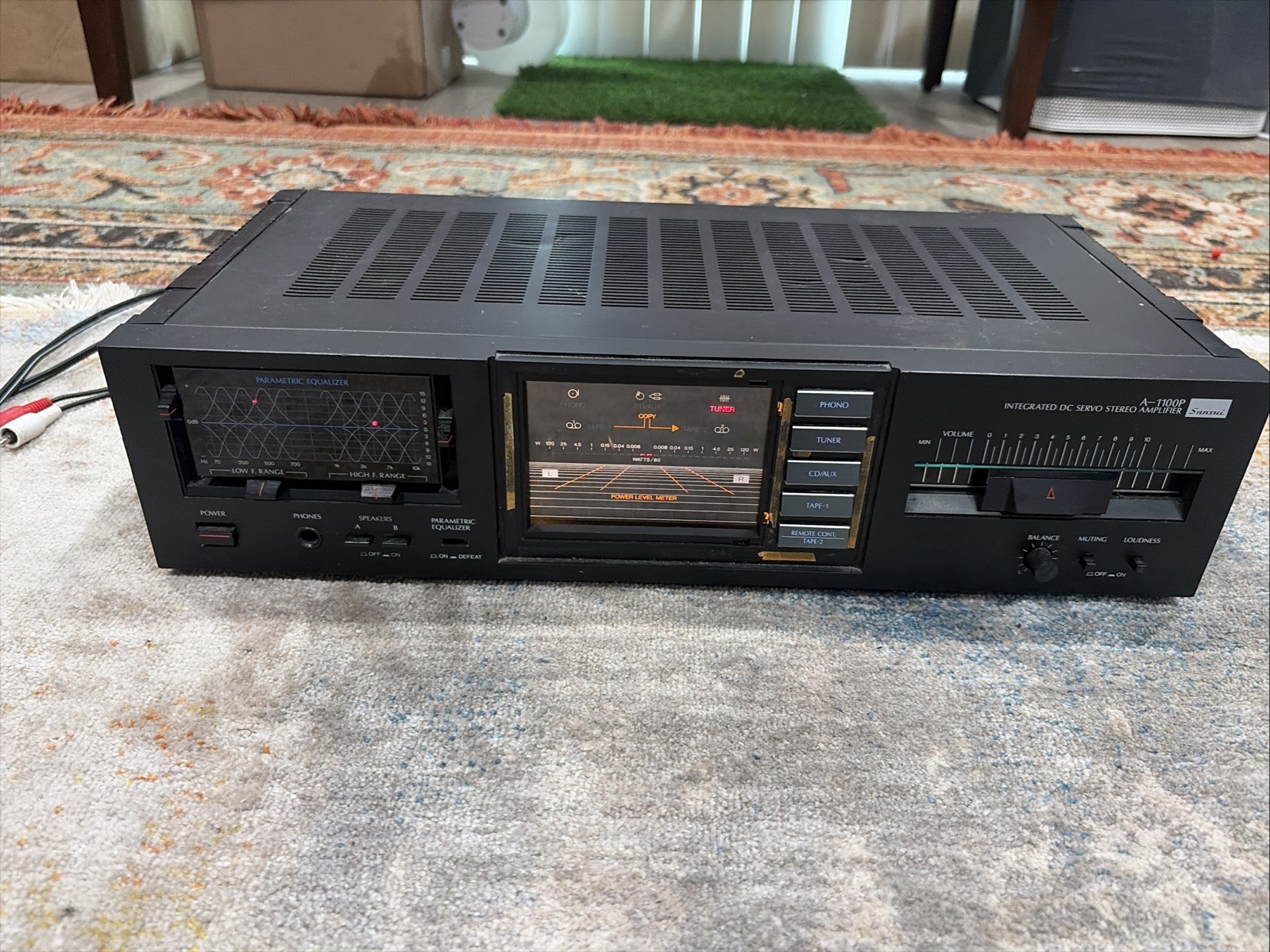 Sansui A-1000P Integrated Amplifier Tested Works 