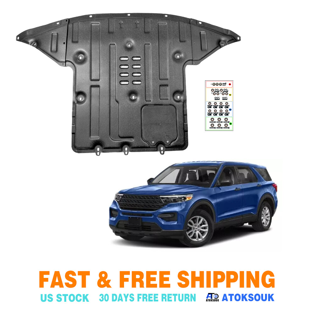 Thick Engine Splash Shield For Ford EXPLORER 2020-2024 Front Engine Guard Hard