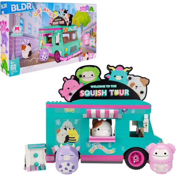 BLDR Squishmallows Squishbrik Squish Tour Van (Brand NEW)